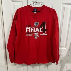 NCAA Final Four Wisconsin Badgers Long Sleeve Shirt